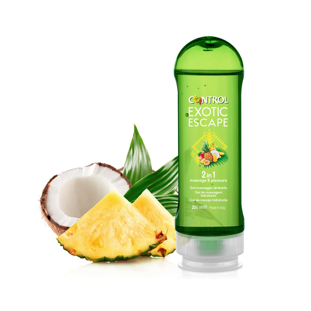 Gel para masaje 2 en 1 Control Mediterranean Sea 200 ml - Imagen 3
